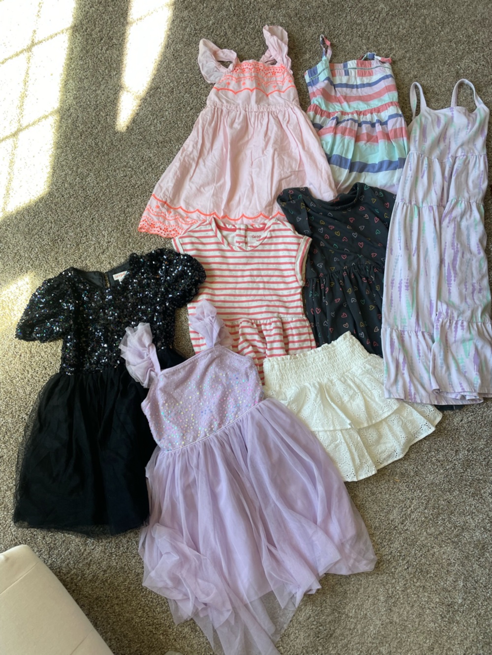 Cat & Jack 7/8 dress lot